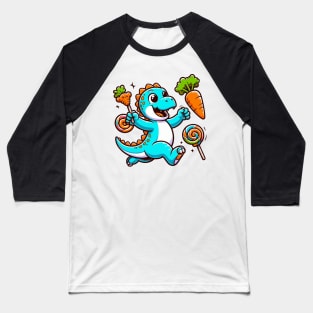 Between Dino Candy and Carrot Baseball T-Shirt